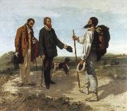 Gustave Courbet bonjour monsieur courbet oil painting